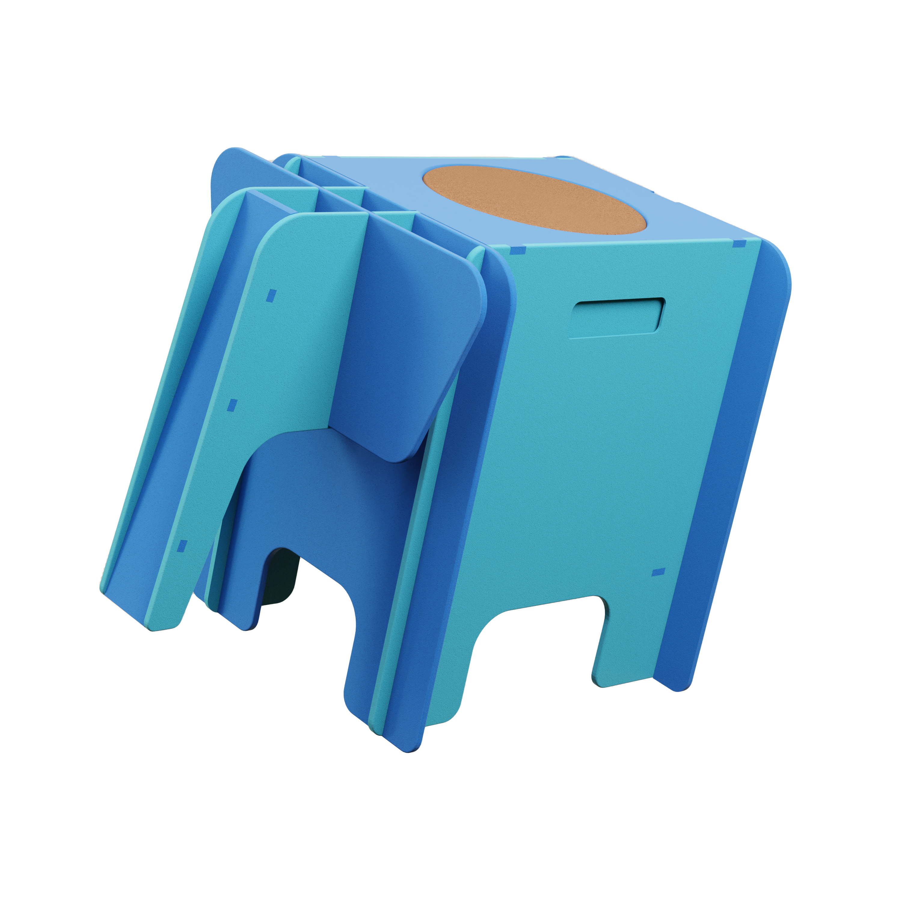 Blue elephant design